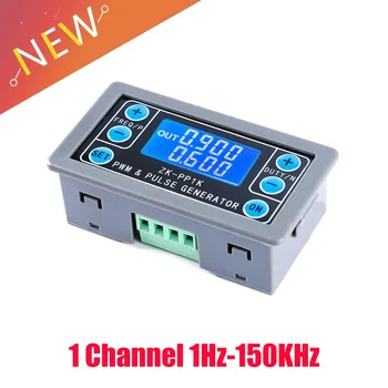 ZK-PP1K Generator Sinyal PWM LCD Mode Ganda 1 Saluran 1Hz-150KHz Siklus Kerja Frekuensi Pulsa PWM Generator Gelombang Persegi yang Dapat Disesuaikan