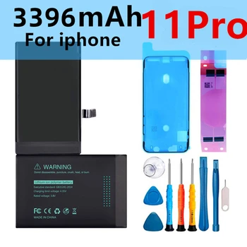 0 Siklus Penggantian Bateria untuk iPhone 5 6 6 S 7 8 Plus X XR X Max 11 12 13 Pro Max Baterai Ponsel Alat