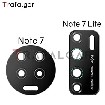 2 buah / Banyak Kaca Kamera Belakang Belakang untuk Infinix Note 7 Lite Penggantian Penutup Kaca Lensa Kamera dengan Perekat Note7 X690B X690 X656