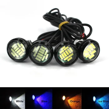 4 Pcs Mobil LED Drl Controller Auto Siang Hari Berjalan 12 V 15 W Putih LED Mobil Auto DRL Siang Hari Berjalan Lampu Lampu Cadangan