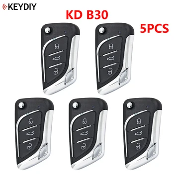 5 buah / Banyak Universal Keydiy B30 K Gaya Remote Control Kunci B-Series 3 Tombol untuk KD-X2 KD900 MINIKD, URG200 Kunci Mesin