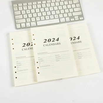 Baru 2024 Buku Catatan Lepas Isi Ulang Kawaii Binder Diary Jurnal Planner Notepad Agenda Jadwal Organizer Alat Tulis Lucu