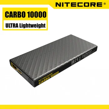 Baru Nitecore Carbo 10000 Mobile Power Bank PD Pengisian Cepat dengan Pengisi Daya untuk Earphone