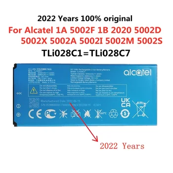 Baterai Asli TLi028C1 TLi028C7 Baru 2022 untuk Baterai Alcatel 1A 5002F 1B 2020 5002D 5002X 5002A 5002I 5002M 5002S 3000mAh