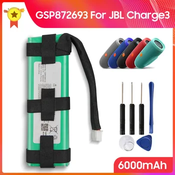 Baterai Baru GSP1029102A GSP872693 03 untuk JBL Charge 3 Charge3 Baterai Pengganti Asli Kapasitas Besar 6000mAh
