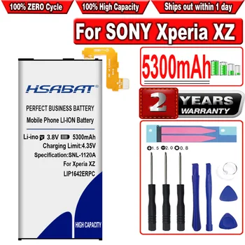 Baterai HSABAT 5300mAh LIP1642ERPC untuk SONY Xperia XZ Premium XZP G8142 G8141
