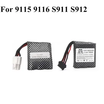Baterai Li-ion 9.6 v 16500 untuk Suku Cadang Truk Mobil RC 9115 9116 S911 S912 Baterai Isi Ulang 9.6 V 800mah 9115 9116 untuk Mobil mainan