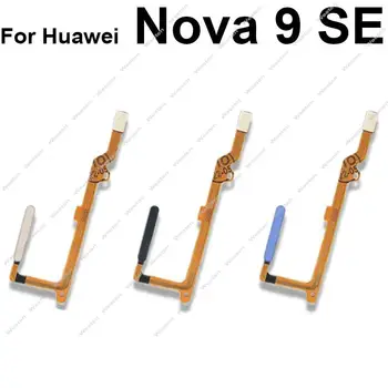 Kabel Fleksibel Sensor Sidik Jari Daya Hidup MATI untuk Huawei Nova 9 SE 9Se Penggantian Pita Fleksibel Pembaca Sensor Sidik Jari Samping