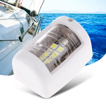 Lampu Perahu Lampu Navigasi Laut Lampu LED Sinyal Samping Berlayar 12V Putih untuk RV Kapal Pesiar ATV Truk Trailer Quad Dll 2019