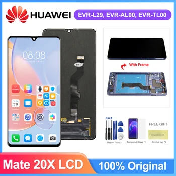 Layar OLED untuk Huawei Mate 20 X EVR-L29 EVR-AL00 Pengganti Digitizer Layar Sentuh Layar Lcd untuk Huawei Mate20X