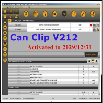Perangkat Lunak Terbaru V212 Untuk Renault Dapat Menjepit Antarmuka Diagnostik+Reprog V191+Ekstraktor Pin V2+Dialogys V4. 72 Dikirim melalui email / Disk U