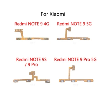 Sakelar Tombol Daya Tombol Bisu Volume Hidup / Mati Kabel Fleksibel untuk Xiaomi Redmi NOTE 9 Pro 4G 5G 9S