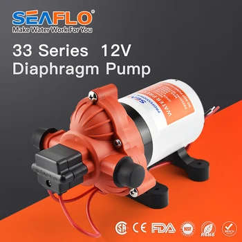 SEAFLO 3.0 GPM 45 PSI Pompa Diafragma Air Laut Otomatis 12V Self Priming Kapal Pesiar Listrik Kapal Karavan RV Tekanan Tinggi