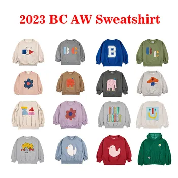 Tersedia 2023 Aw BC Hoodie Sweatshirt Musim Gugur Anak-anak dengan Atasan Pola Kartun Mode Bergaya Atasan Pakaian Musim Dingin Lengan Panjang Atasan
