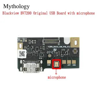Untuk Blackview BV7200 USB Papan Asli Mikrofon Dock Konektor Charger Sirkuit Ponsel Perbaikan Bagian