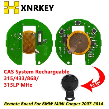 XNRKEY 315/433/868 / 315LPMhz Sistem CAS Papan Sirkuit Jarak Jauh Pintar untuk BMW Mini Cooper 2007-2014 dengan Baterai Isi Ulang
